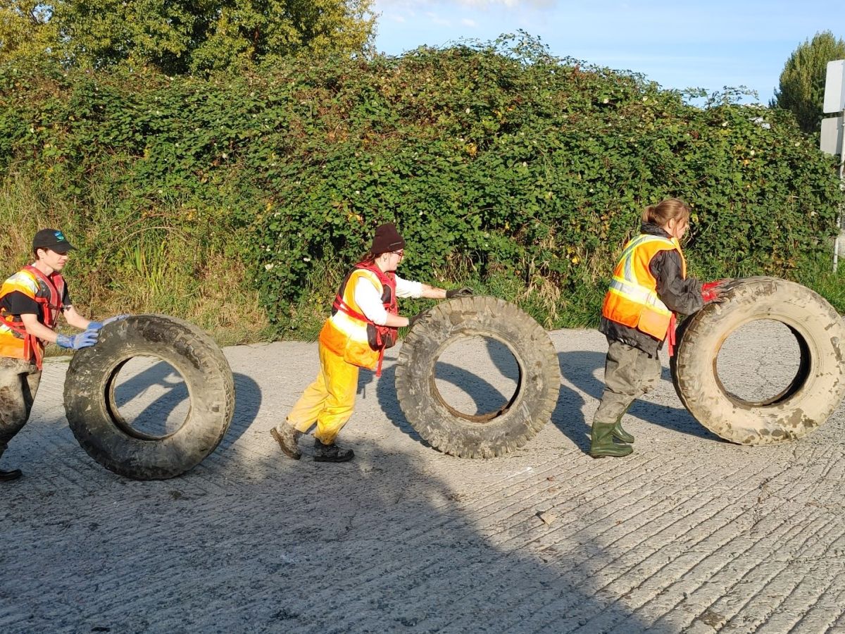 Plastic, Toxins, and the Carnival Rabbit — The Workforce Crew Cleaning the Shorelines of the Fraser River Estuary 