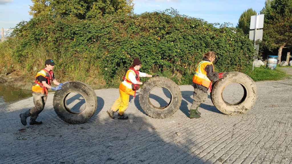 Plastic, Toxins, and the Carnival Rabbit — The Workforce Crew Cleaning the Shorelines of the Fraser River Estuary 